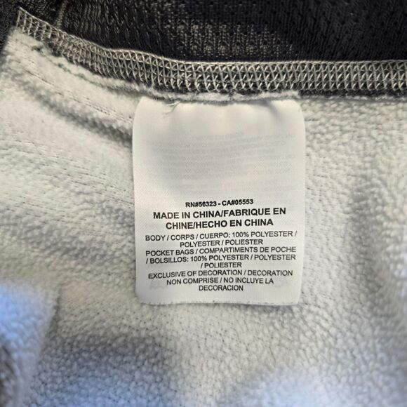 Nike Dri Fit Women Therma Fleece Pants Grey Pink Swoosh Small - Picture 5 of 6